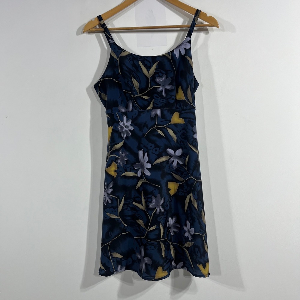 Vintage DBY Fairy Grunge 90s Old Money Floral Mini Dress Pearl Button‎ Womens 8